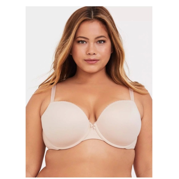 torrid Other - TORRID Curve Body T-Shirt Lightly Lined Smooth Straight Back Bra Rose Dust 38H
